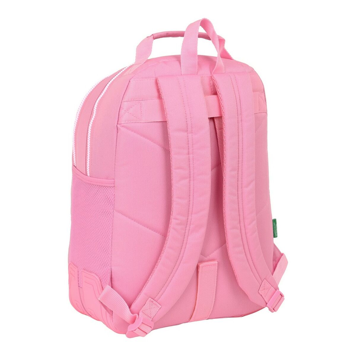 Ghiozdan Benetton Roz (32 x 42 x 15 cm) - Birou și papetărie, Material școlar și educațional