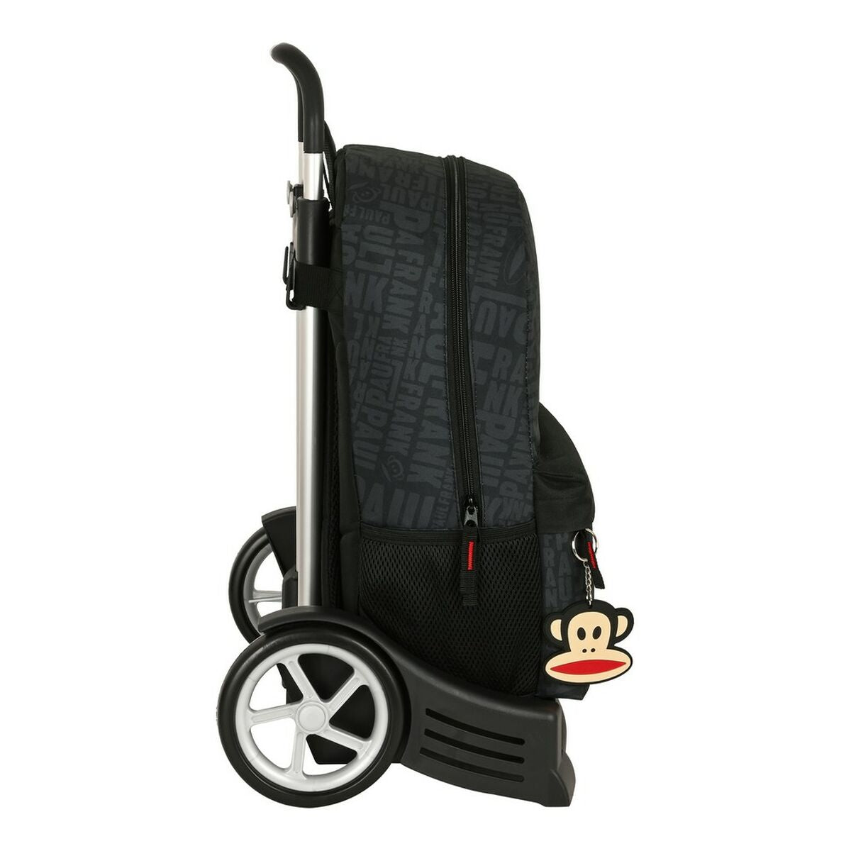 Ghiozdan cu Roți Paul Frank Team player Negru 30 x 46 x 14 cm - Birou și papetărie, Material școlar și educațional
