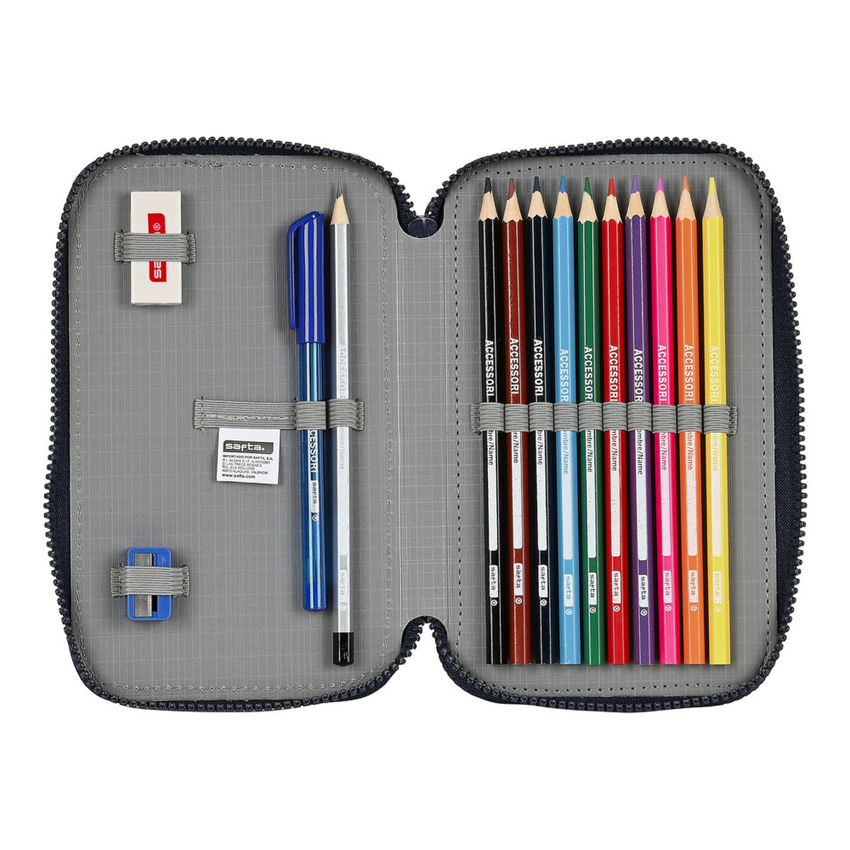Creion dublu F.C. Barcelona Corporativa 12,5 x 19,5 x 4 cm - Birou și papetărie, Material școlar și educațional