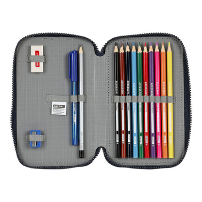 Creion dublu F.C. Barcelona Corporativa 12,5 x 19,5 x 4 cm - Birou și papetărie, Material școlar și educațional