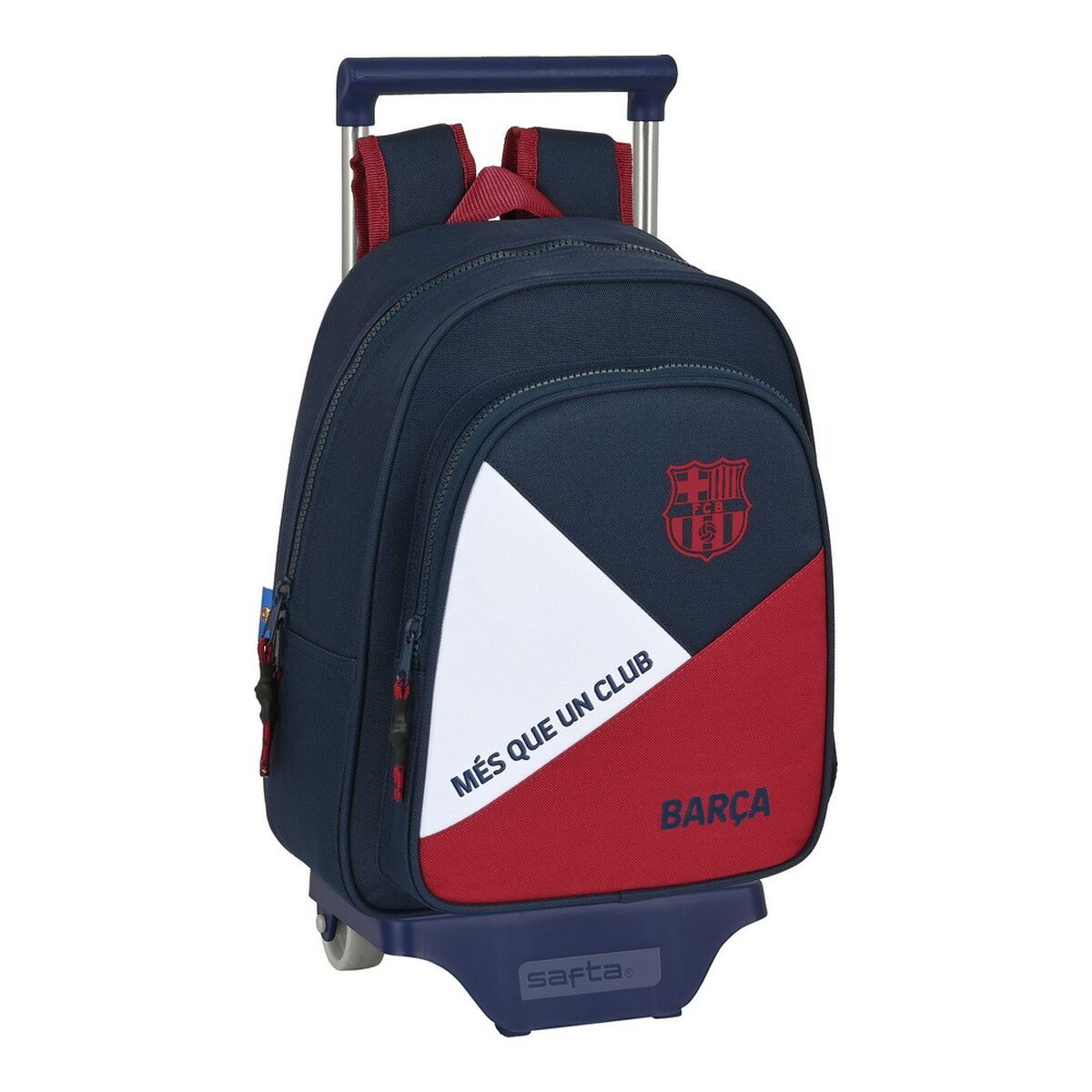 Ghiozdan cu Roți F.C. Barcelona Corporativa Albastru Castaniu (27 x 33 x 10 cm) - Birou și papetărie, Material școlar și educațional