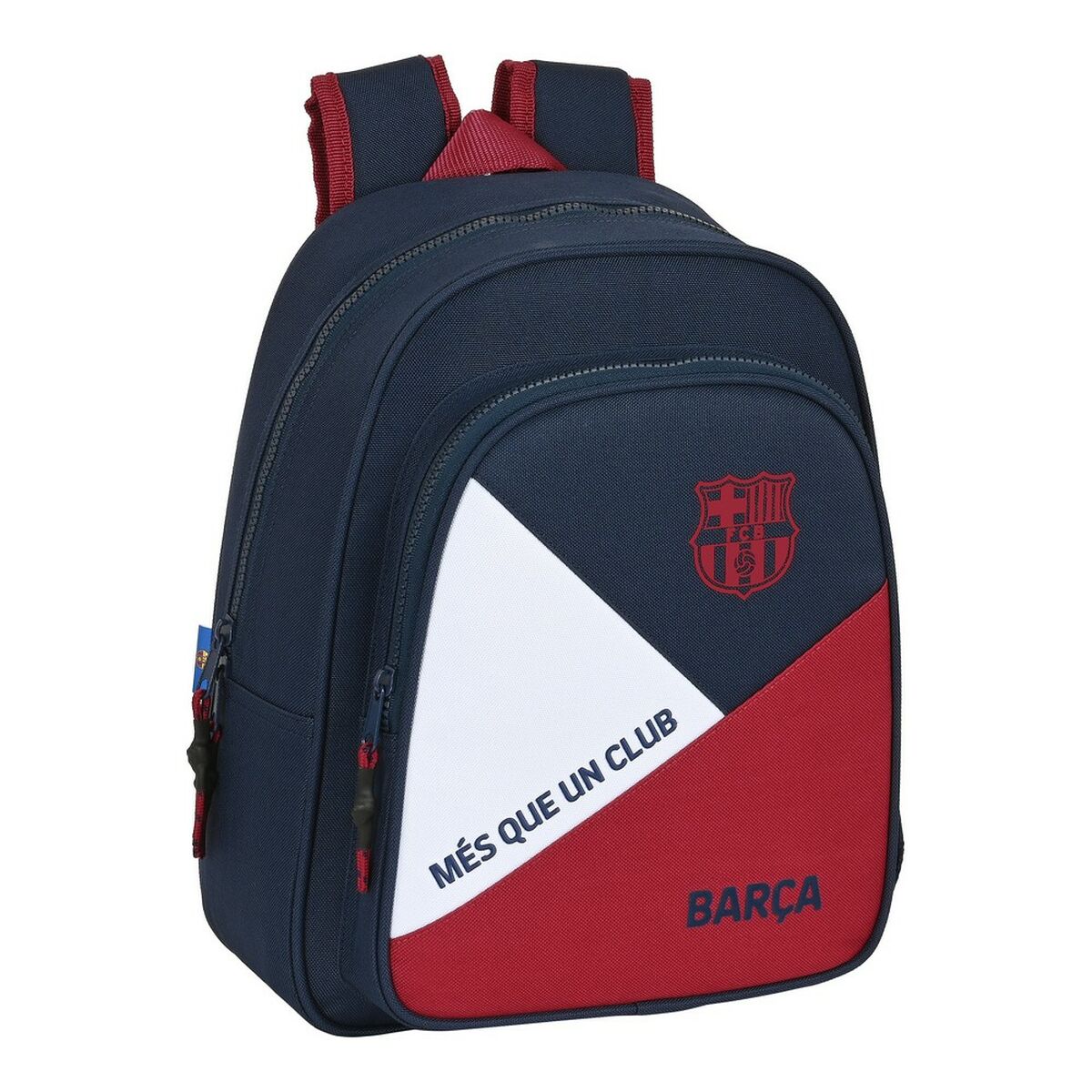 Ghiozdan F.C. Barcelona Albastru Castaniu (27 x 33 x 10 cm) - Birou și papetărie, Material școlar și educațional