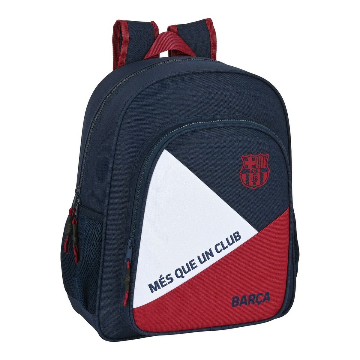 Ghiozdan F.C. Barcelona Albastru Castaniu (32 x 38 x 12 cm) - Birou și papetărie, Material școlar și educațional