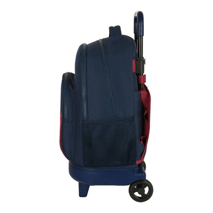 Ghiozdan cu Roți F.C. Barcelona Corporativa Albastru Castaniu (33 x 45 x 22 cm) - Birou și papetărie, Material școlar și educațional