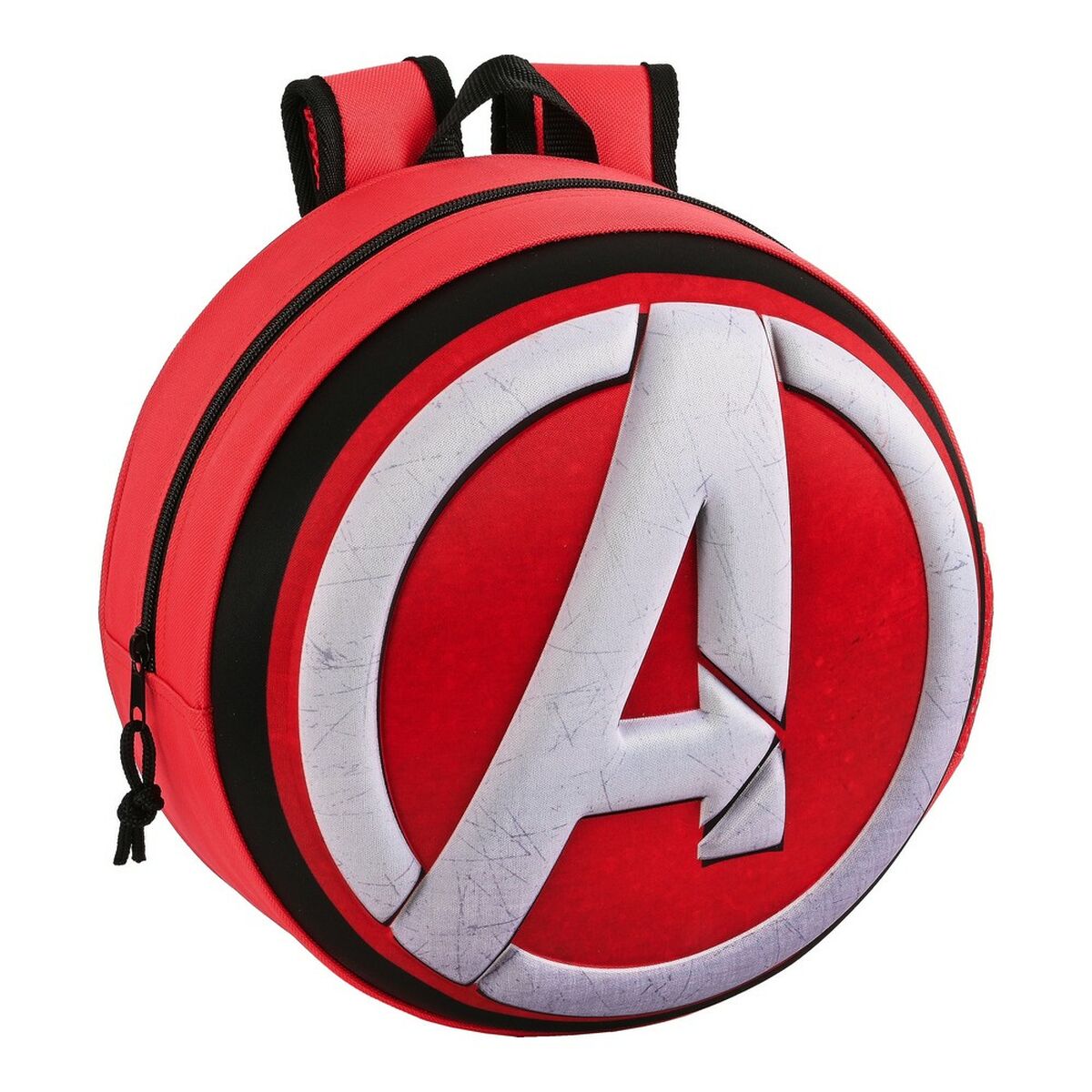 Ghiozdan 3D The Avengers Roșu Negru Alb (31 x 31 x 10 cm) - Birou și papetărie, Material școlar și educațional