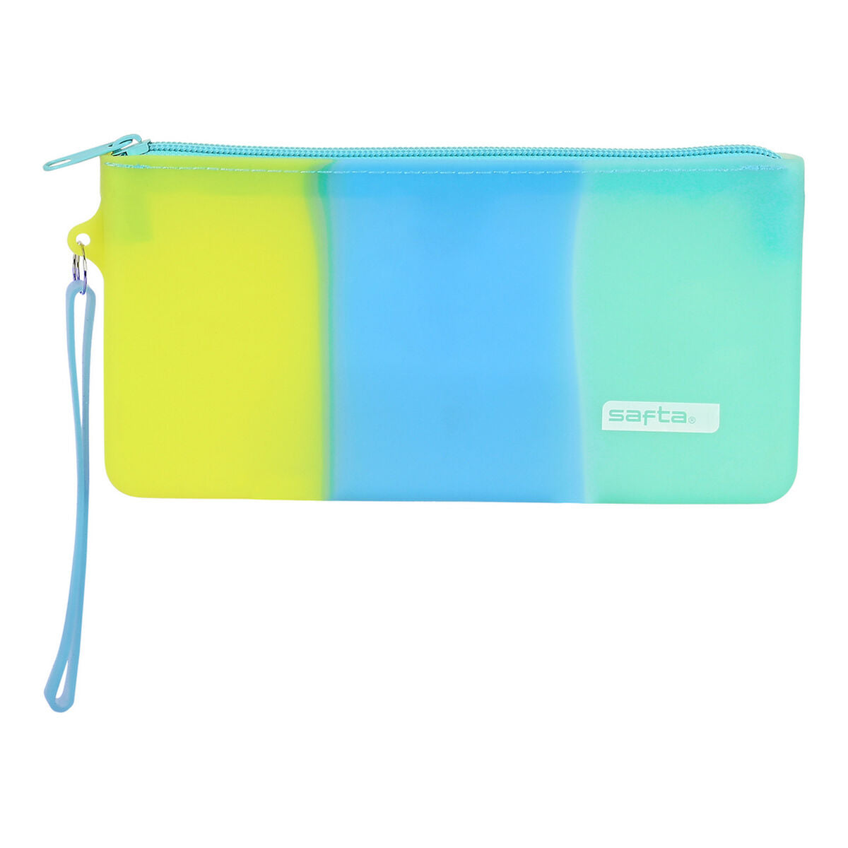 Penar Școlar Safta Albastru Verde Galben (21 x 10.5 x 2 cm) - Birou și papetărie, Material școlar și educațional