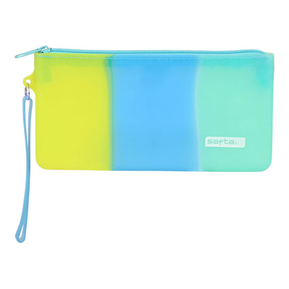 Penar Școlar Safta Albastru Verde Galben (21 x 10.5 x 2 cm) - Birou și papetărie, Material școlar și educațional