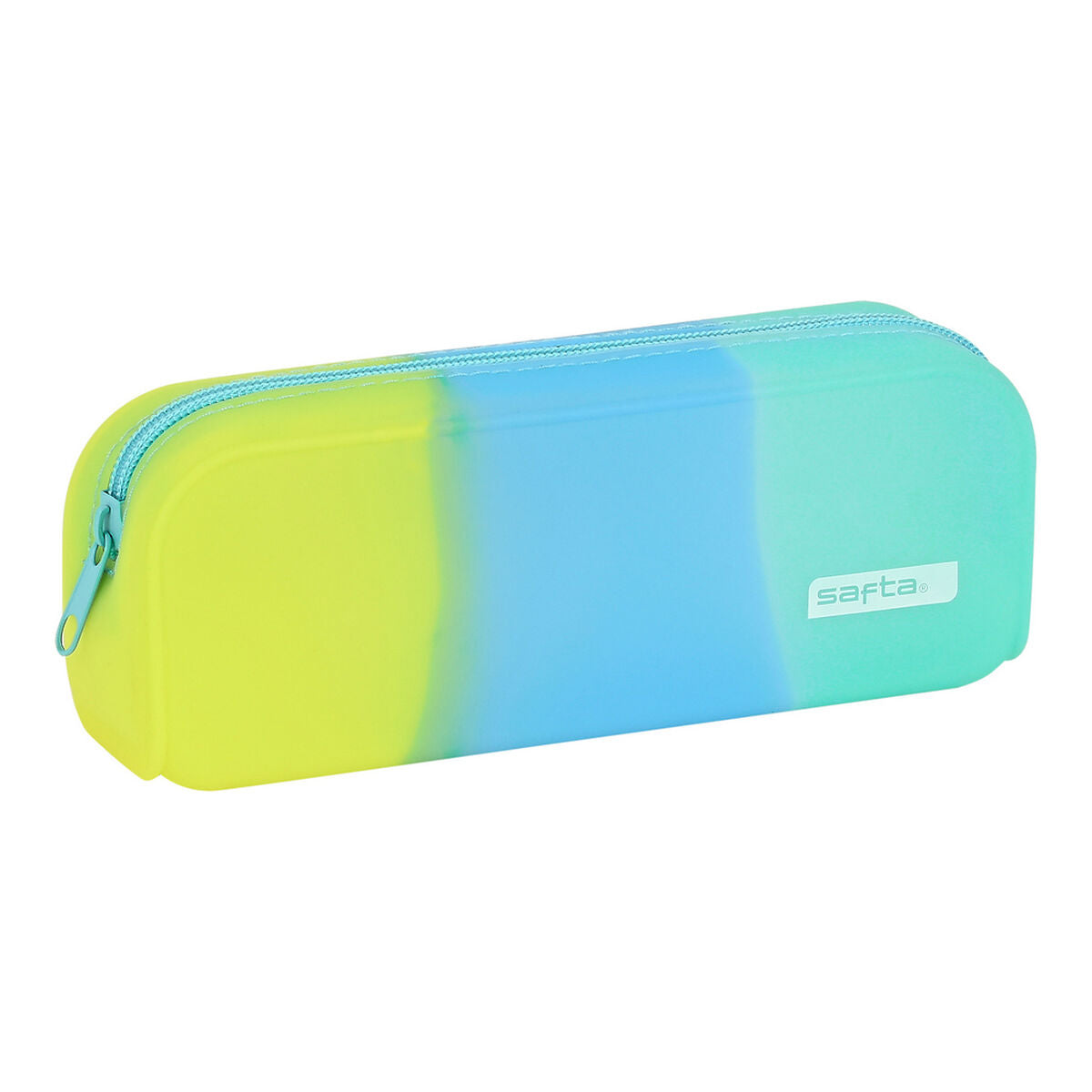 Penar Școlar Safta Albastru Verde Galben (18.5 x 7.5 x 5.5 cm) - Birou și papetărie, Material școlar și educațional