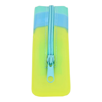 Penar Școlar Safta Albastru Verde Galben (18.5 x 7.5 x 5.5 cm) - Birou și papetărie, Material școlar și educațional