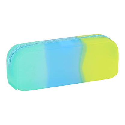 Penar Școlar Safta Albastru Verde Galben (18.5 x 7.5 x 5.5 cm) - Birou și papetărie, Material școlar și educațional