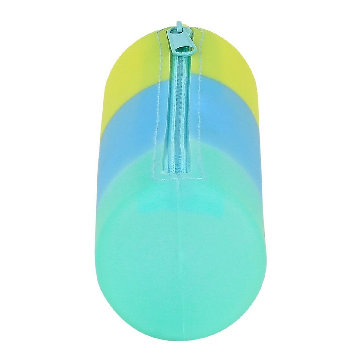 Penar Școlar Cilindric Safta Albastru Verde Galben (20 x 5 x 5 cm) - Birou și papetărie, Material școlar și educațional