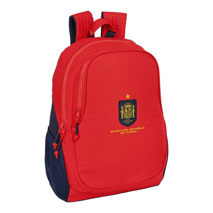 Ghiozdan RFEF Roșu Albastru (32 x 44 x 16 cm) - Birou și papetărie, Material școlar și educațional
