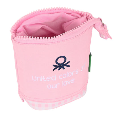 Trusă Ceașcă Benetton Vichy Roz (8 x 19 x 6 cm) - Birou și papetărie, Material școlar și educațional