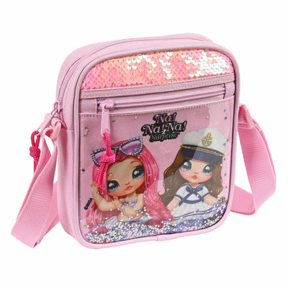 Geantă Bandulieră Na!Na!Na! Surprise Sparkles Roz (16 x 18 x 4 cm) - Bagaje, Genți de mână