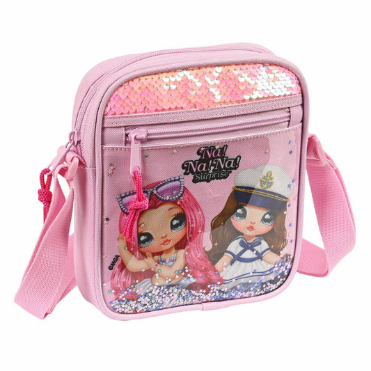 Geantă Bandulieră Na!Na!Na! Surprise Sparkles Roz (16 x 18 x 4 cm) - Bagaje, Genți de mână