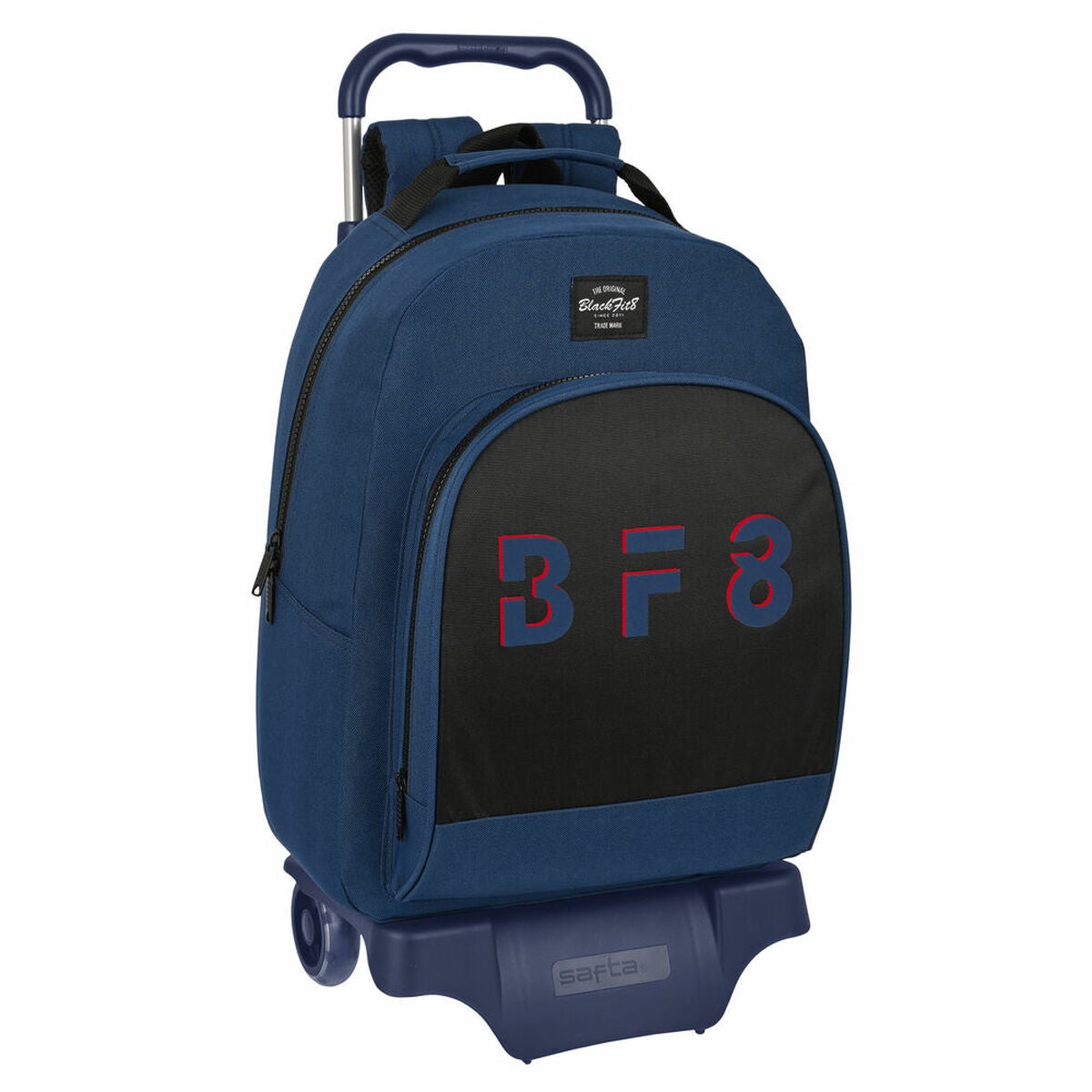 Ghiozdan cu Roți BlackFit8 Urban Negru Bleumarin (32 x 42 x 15 cm) - Birou și papetărie, Material școlar și educațional