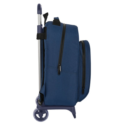 Ghiozdan cu Roți BlackFit8 Urban Negru Bleumarin (32 x 42 x 15 cm) - Birou și papetărie, Material școlar și educațional