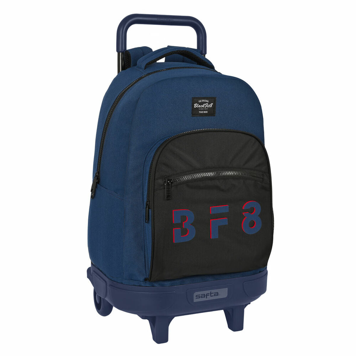 Ghiozdan cu Roți BlackFit8 Urban Negru Bleumarin (33 x 45 x 22 cm) - Birou și papetărie, Material școlar și educațional
