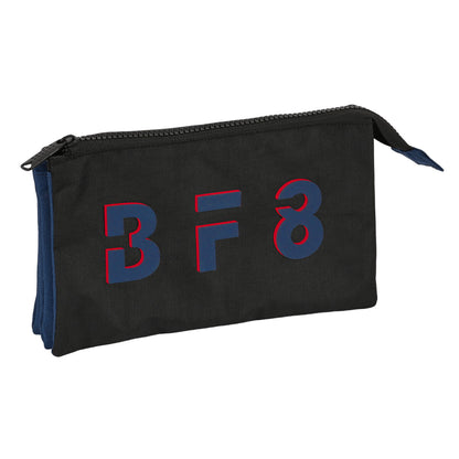 Penar triplu BlackFit8 Urban Negru Bleumarin (22 x 12 x 3 cm) - Birou și papetărie, Material școlar și educațional