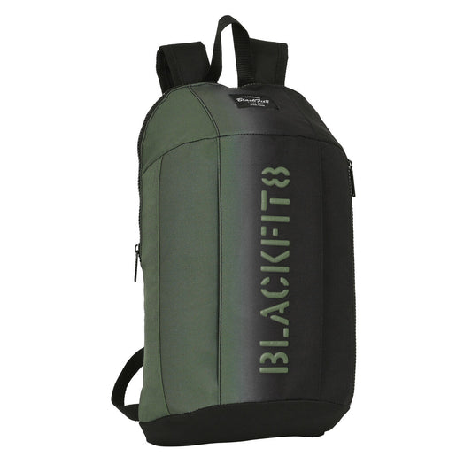 Rucsac pentru Copii BlackFit8 Gradient Negru Verde militar 22 x 39 x 10 cm Mini - Birou și papetărie, Material școlar și educațional