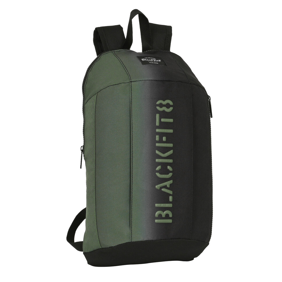 Rucsac pentru Copii BlackFit8 Gradient Negru Verde militar 22 x 39 x 10 cm Mini - Birou și papetărie, Material școlar și educațional