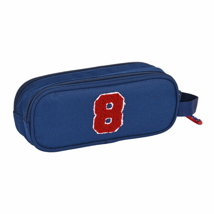 Penar dublu Safta University Roșu Bleumarin (21 x 8 x 6 cm) - Birou și papetărie, Material școlar și educațional