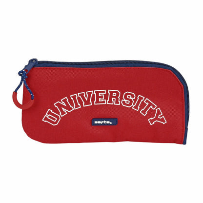 Penar Școlar Safta University Roșu Bleumarin (23 x 11 x 1 cm) - Birou și papetărie, Material școlar și educațional