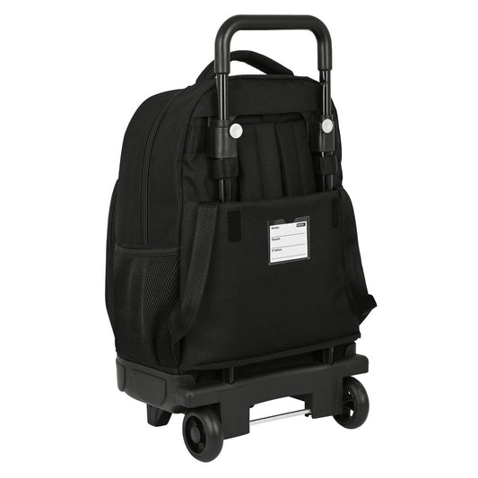 Ghiozdan cu Roți Safta Surf Negru (33 x 45 x 22 cm) - Birou și papetărie, Material școlar și educațional