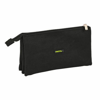 Penar triplu Safta Surf Negru (22 x 12 x 3 cm) - Birou și papetărie, Material școlar și educațional
