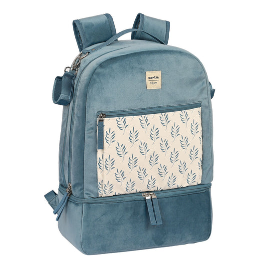 Rucsac Accesorii pentru copii Safta Leaves Turquoise (30 x 43 x 15 cm) - Sănătate și îngrijire personală, Îngrijirea copiilor și puericultură