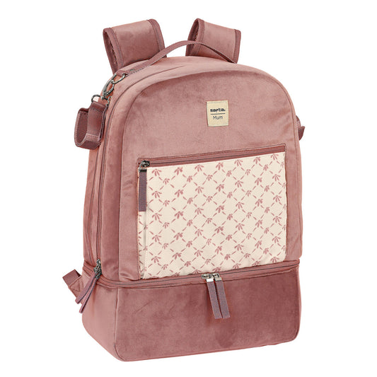Rucsac Accesorii pentru copii Safta Marsala Roz (30 x 43 x 15 cm) - Sănătate și îngrijire personală, Îngrijirea copiilor și puericultură