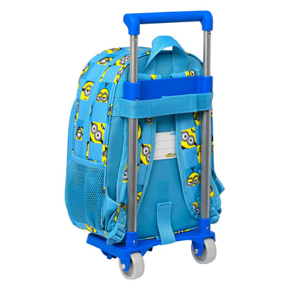 Ghiozdan cu Roți Minions Minionstatic Albastru (26 x 34 x 11 cm) - Birou și papetărie, Material școlar și educațional