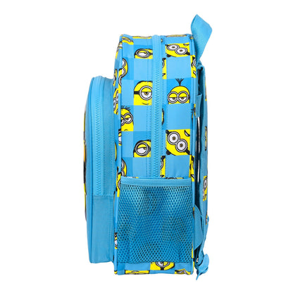 Ghiozdan Minions Minionstatic Albastru 26 x 34 x 11 cm - Birou și papetărie, Material școlar și educațional