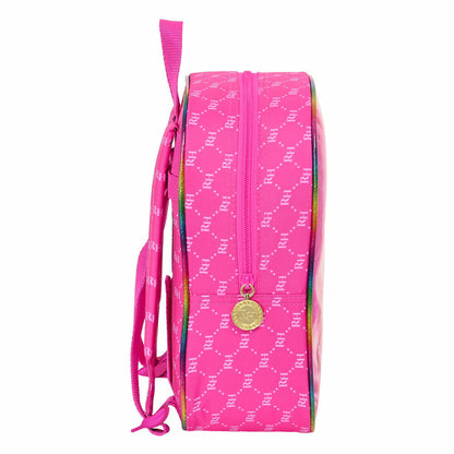 Ghiozdan Rainbow High Fucsia (22 x 27 x 10 cm) - Birou și papetărie, Material școlar și educațional