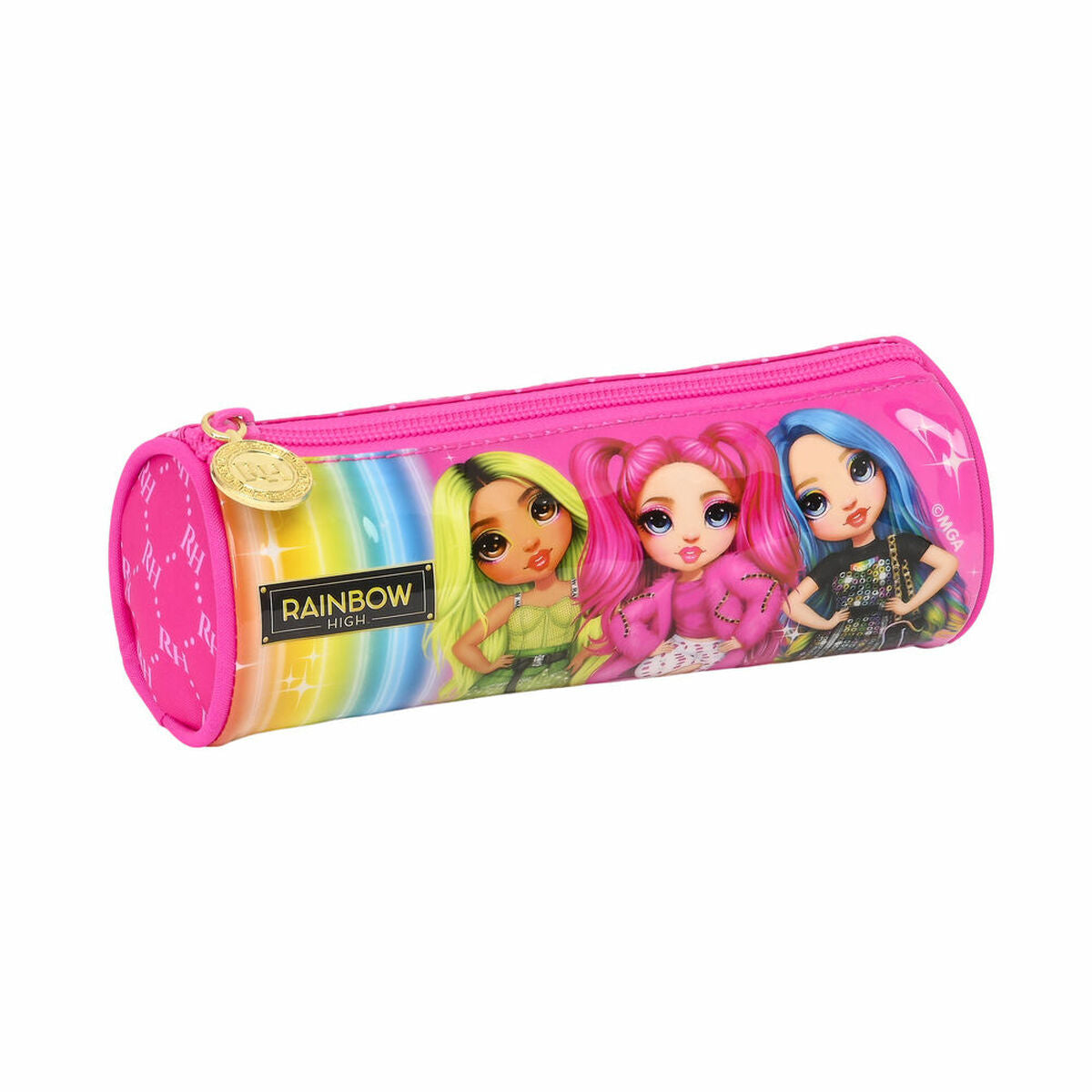 Penar Școlar Cilindric Rainbow High Fucsia (20 x 7 x 7 cm) - Birou și papetărie, Material școlar și educațional