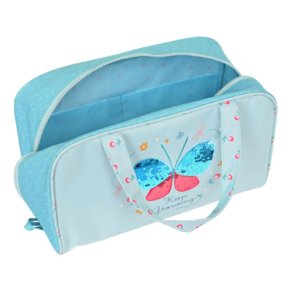 Trusă Școlară BlackFit8 Mariposa Albastru 31 x 14 x 19 cm - Birou și papetărie, Material școlar și educațional