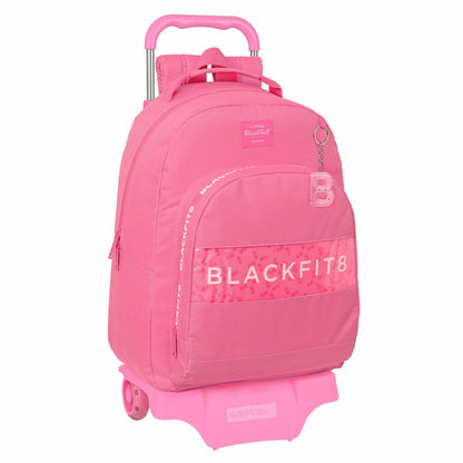 Ghiozdan cu Roți BlackFit8 Glow up Roz (32 x 42 x 15 cm) - Birou și papetărie, Material școlar și educațional