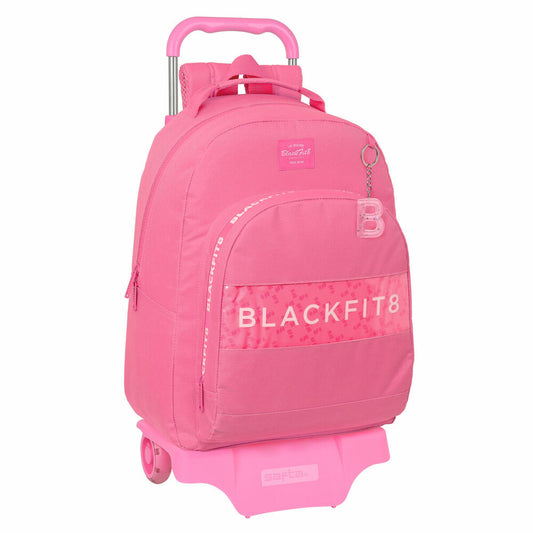 Ghiozdan cu Roți BlackFit8 Glow up Roz (32 x 42 x 15 cm) - Birou și papetărie, Material școlar și educațional