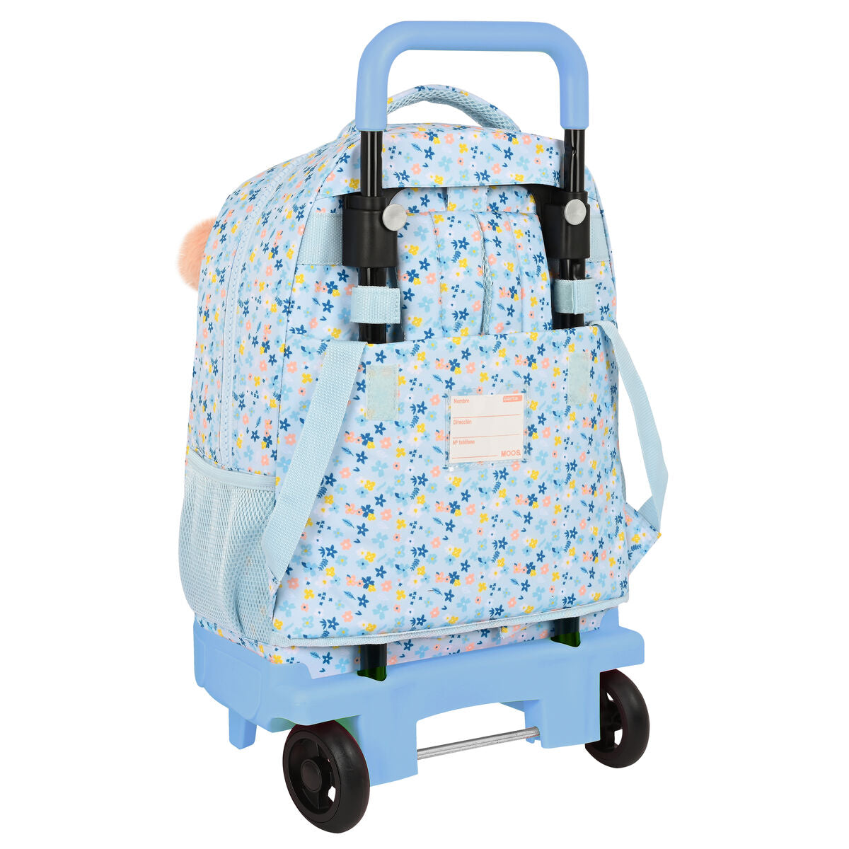 Ghiozdan cu Roți Moos Lovely Albastru 33 X 45 X 22 cm - Birou și papetărie, Material școlar și educațional
