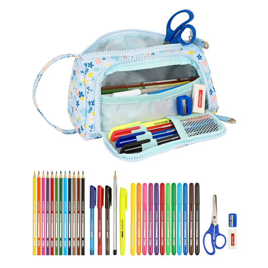 Penar cu Accesorii Moos Lovely Albastru (32 Piese) - Birou și papetărie, Material școlar și educațional