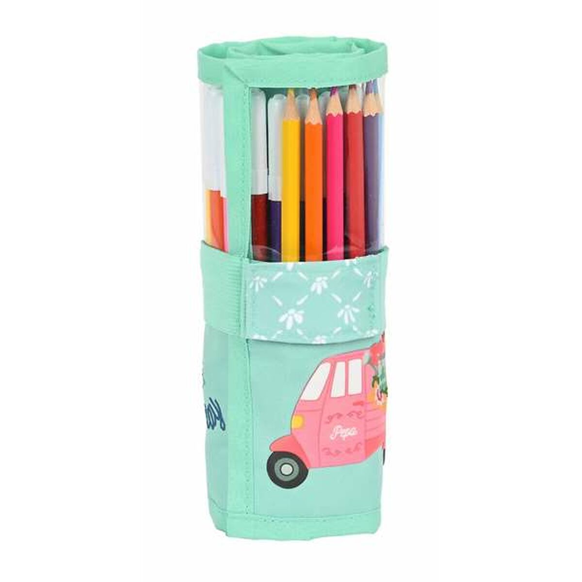 Penar Glow Lab Pepa Verde 20 x 7 cm Pliabili - Birou și papetărie, Material școlar și educațional