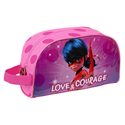 Trusă Școlară Lady Bug Fucsia 26 x 16 x 9 cm - Birou și papetărie, Material școlar și educațional