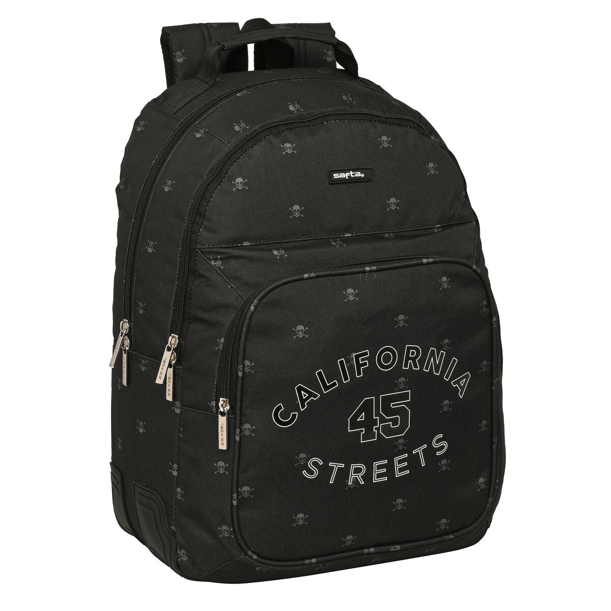 Ghiozdan Safta California Negru 32 x 42 x 15 cm - Birou și papetărie, Material școlar și educațional