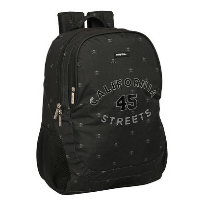Ghiozdan Safta California Negru 32 x 44 x 16 cm - Birou și papetărie, Material școlar și educațional