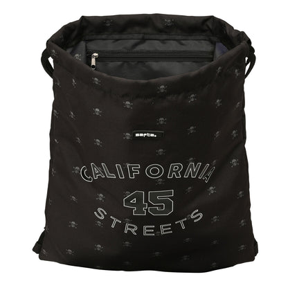 Geantă Rucsac cu Bretele Safta California Negru 35 x 40 x 1 cm - Birou și papetărie, Material școlar și educațional