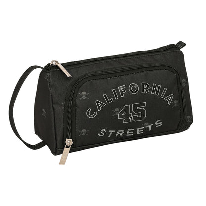 Penar cu Accesorii Safta California Negru 20 x 11 x 8.5 cm (32 Piese) - Birou și papetărie, Material școlar și educațional