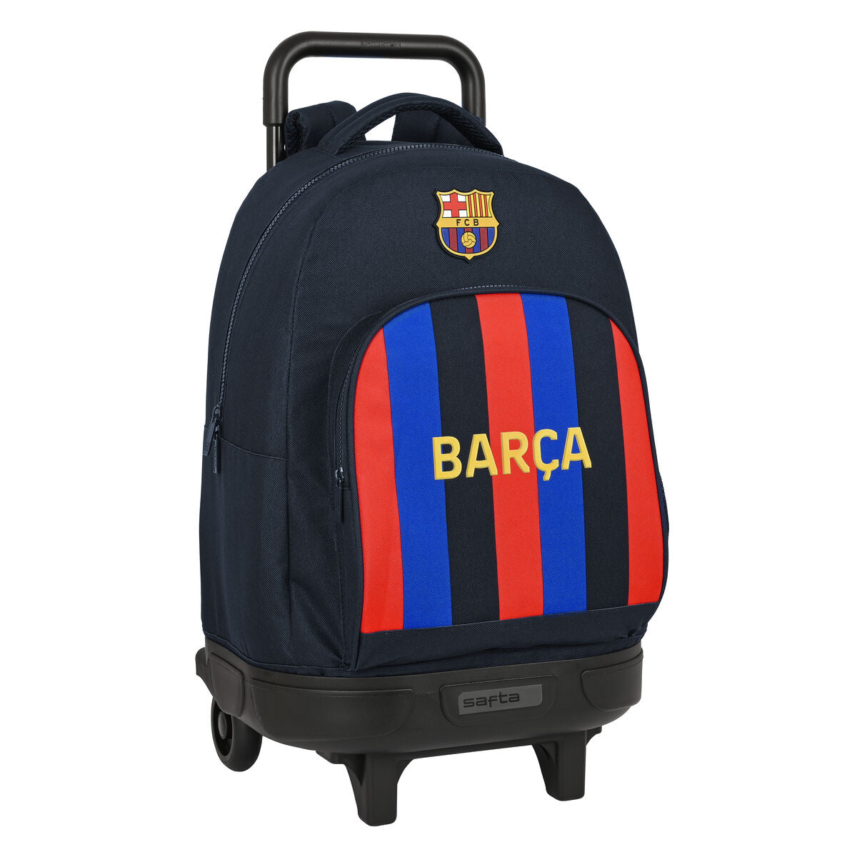Ghiozdan cu Roți F.C. Barcelona Castaniu Bleumarin 33 X 45 X 22 cm - Birou și papetărie, Material școlar și educațional