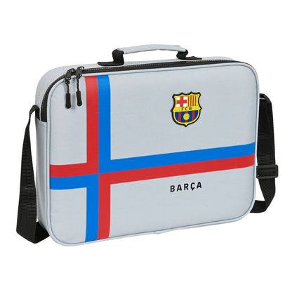 ghiozdan de școală F.C. Barcelona Gri (38 x 28 x 6 cm) - Birou și papetărie, Material școlar și educațional