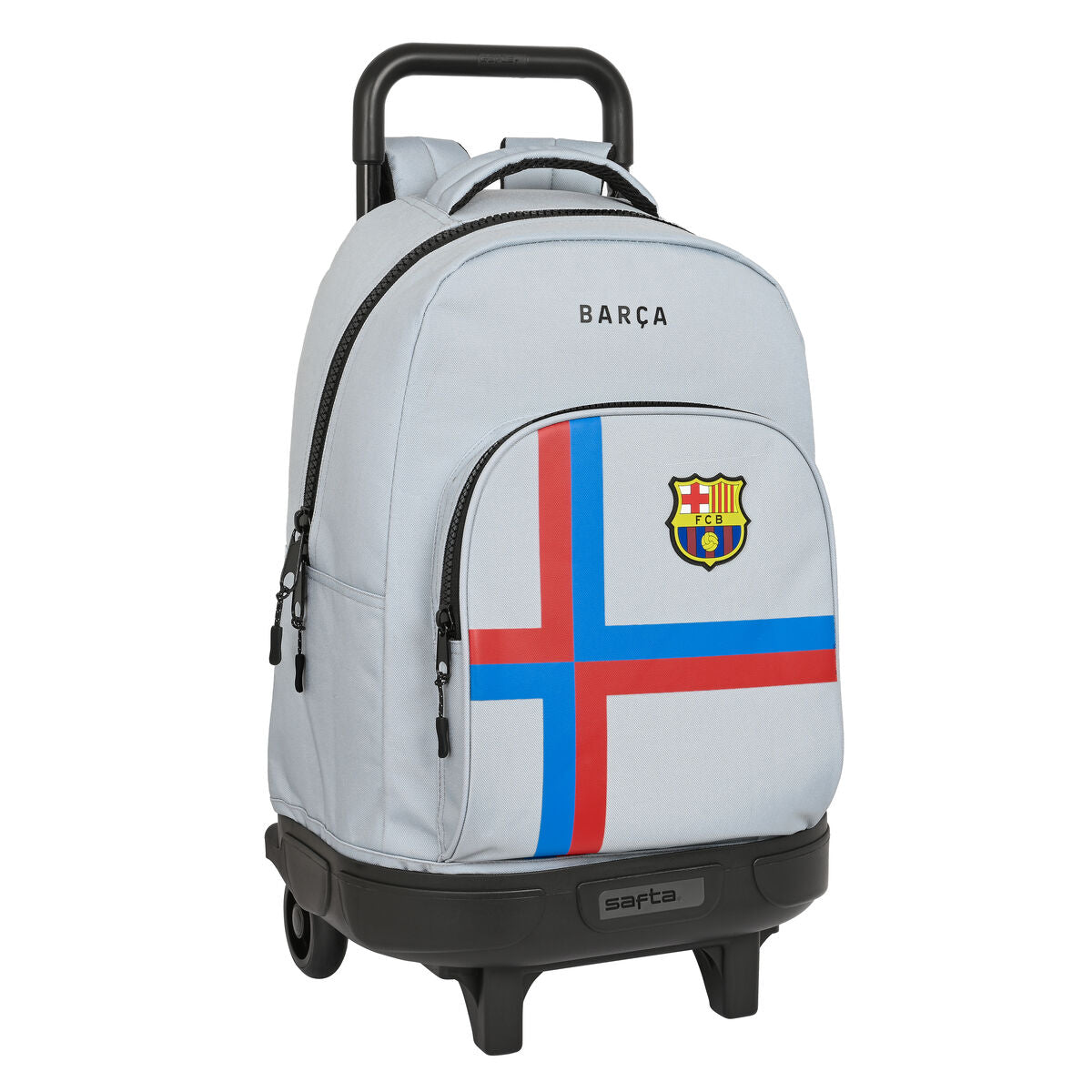 Ghiozdan cu Roți F.C. Barcelona Gri (33 x 45 x 22 cm) - Birou și papetărie, Material școlar și educațional
