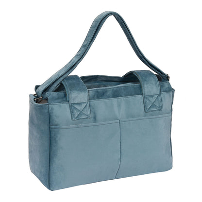Geantă pentru scutece Safta Leaves Turquoise (46 x 26 x 15 cm) - Sănătate și îngrijire personală, Îngrijirea copiilor și puericultură